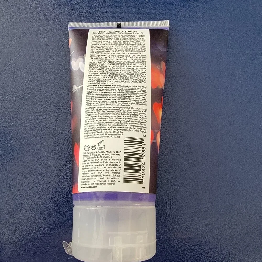 R+Co Sunset Blvd Blonde Toning Purple Hair Mask Listing 2 of 2